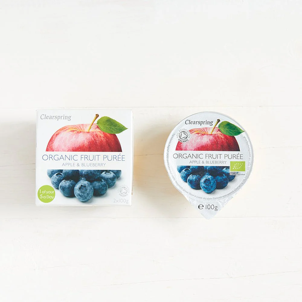 Organic Fruit Purée - Apple & Blueberry - Image 2