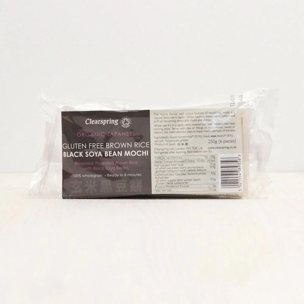Organic Japanese Brown Rice Black Soya Bean Mochi