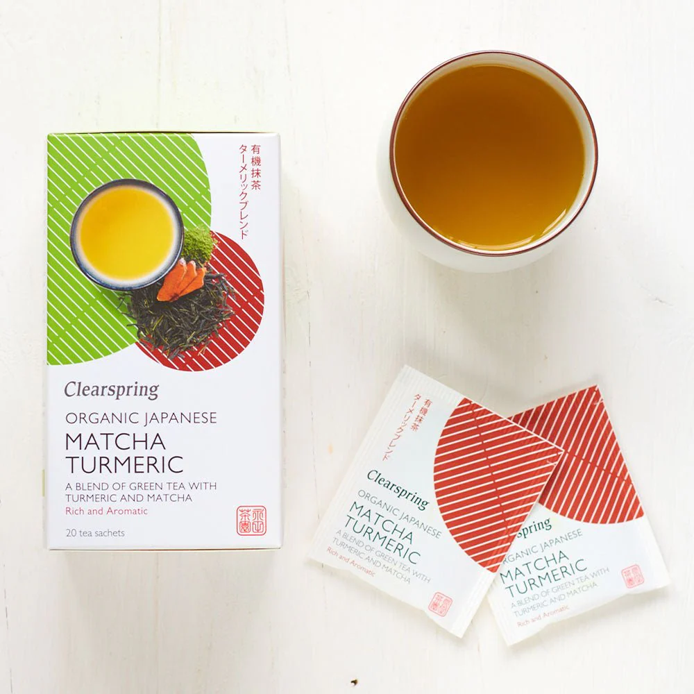 Organic Japanese Matcha Turmeric - 20 Tea Sachets - Image 2